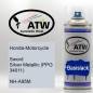 Preview: Honda-Motorcycle, Sword Silver Metallic (PPG 34011), NH-A95M: 400ml Sprühdose, von ATW Autoteile West.